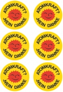 Anti-AKW Sticker wasserfest (3 Bögen)