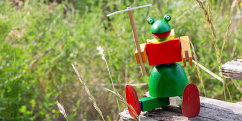 Steckfigur Frosch