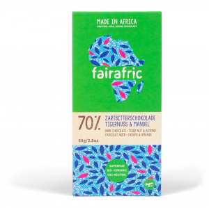 fairafric Schokolade 70% Tigernuss & Mandel