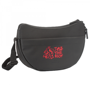 taz-Tasche „taz the rich”