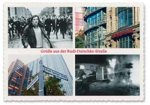 Dutschke-Postkarte (5 Stück)