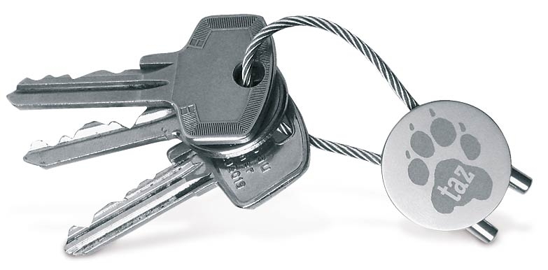 Schlüsselanhänger TAZ aus Metall 